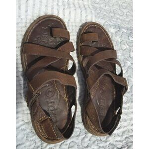 born leather sandals size 6